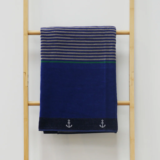 Seneca - Beach Towel - Admiral Blue